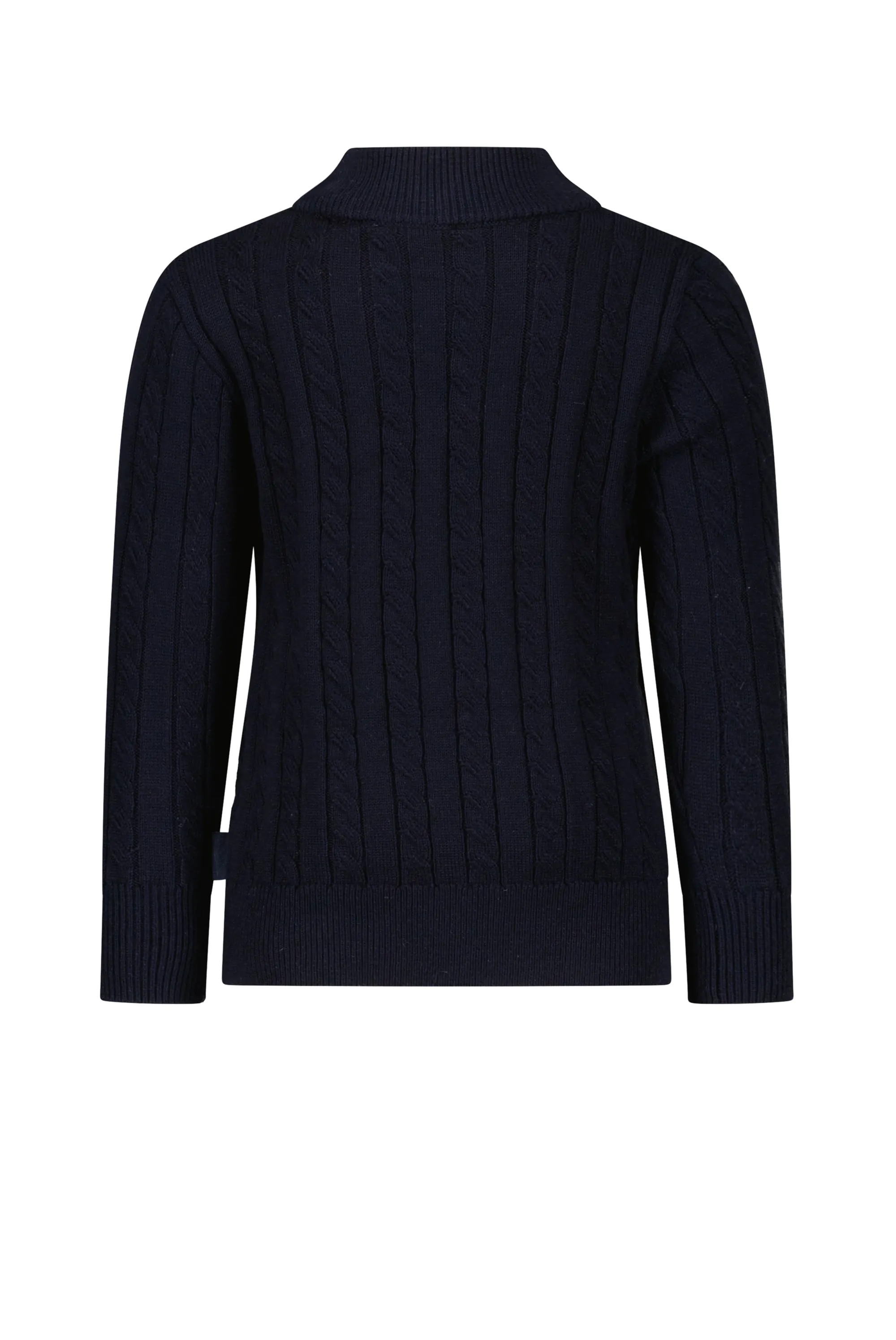 ◘ OLSSY ◘ cable knit zip pullover *Navy*