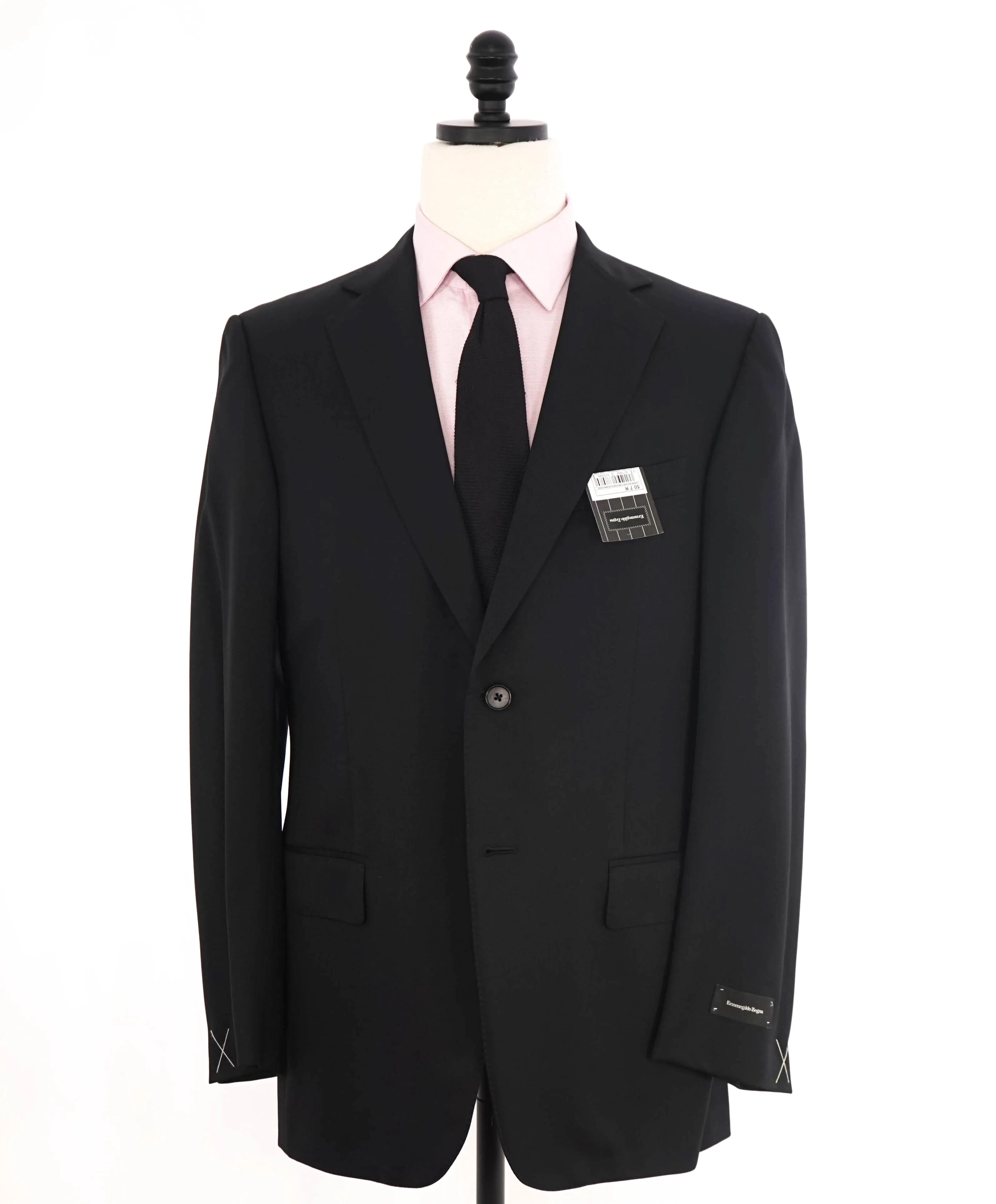 $2,895 ERMENEGILDO ZEGNA- “MultiSeason” Black *CLOSET STAPLE* Blazer- 40R