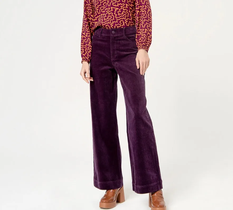 564NEPA522 Wide Leg Corduroy Pant