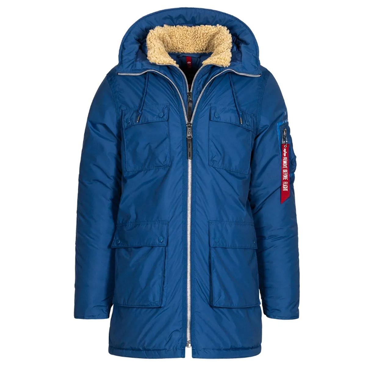 Alpha Industries Men's Blue N-3B Skytrain Parka