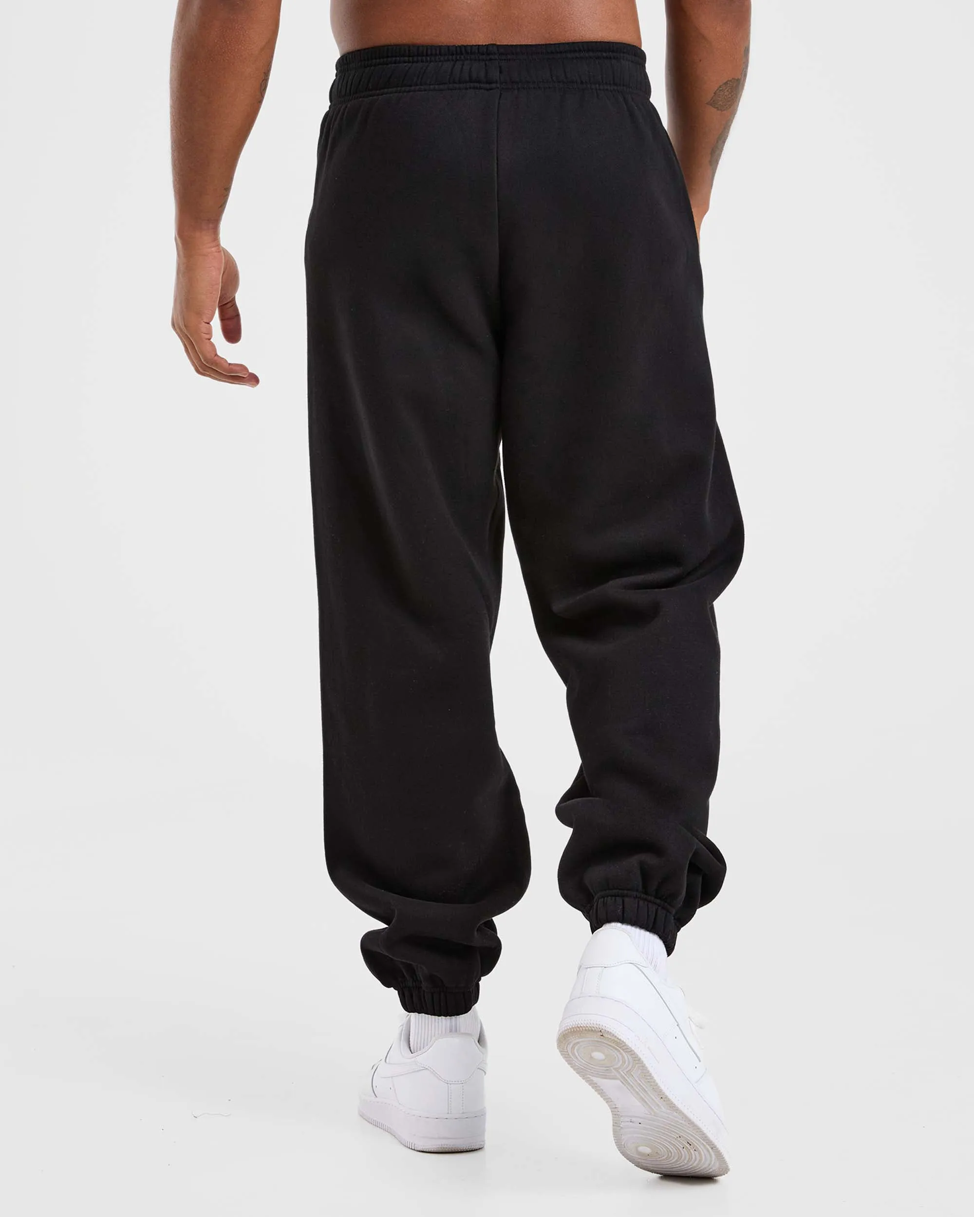 Athletics Oversized Joggers - Black