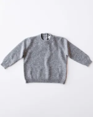 Baby Cashmere Sweater - Heather Grey