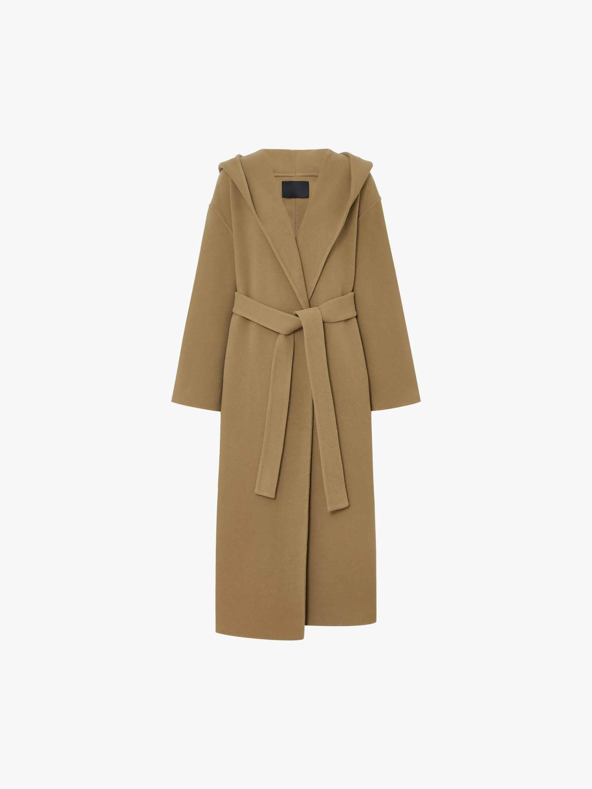 Belted Wool Long Coat