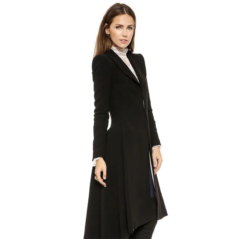 Black Wool Frock Coat