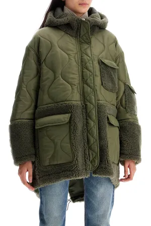 Blancha Shearling And Nylon Parka