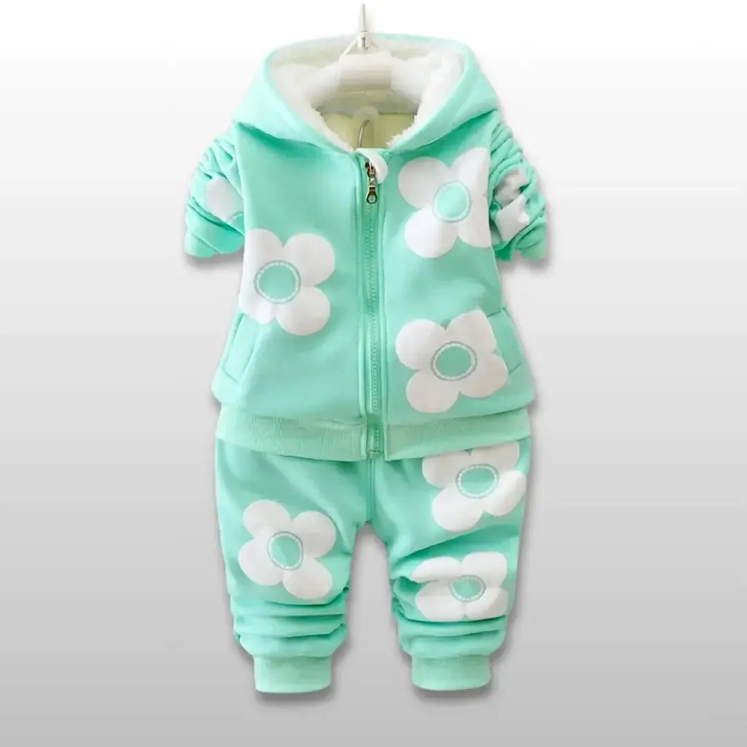 Blossom Dream 🌸 Floral Hoodie & Jogger Set (12M-4T)