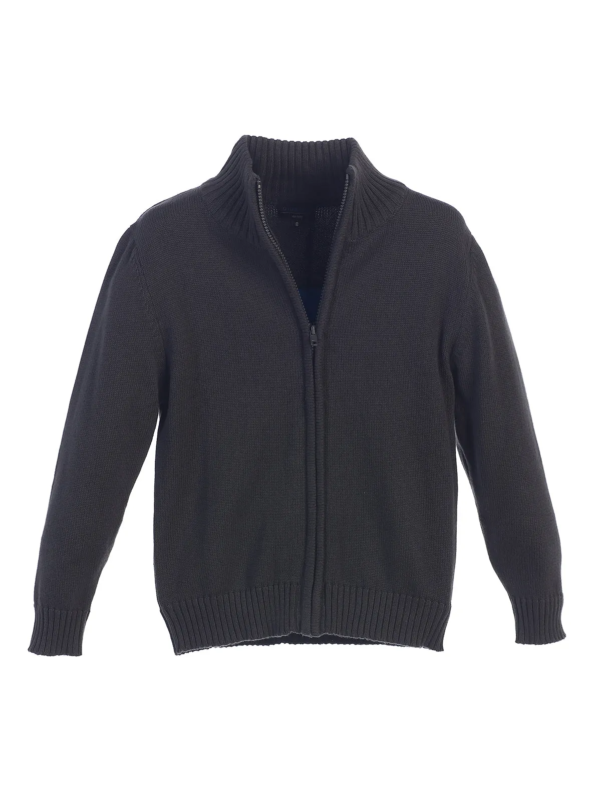 Boy's Full Zip Cardigan Sweater