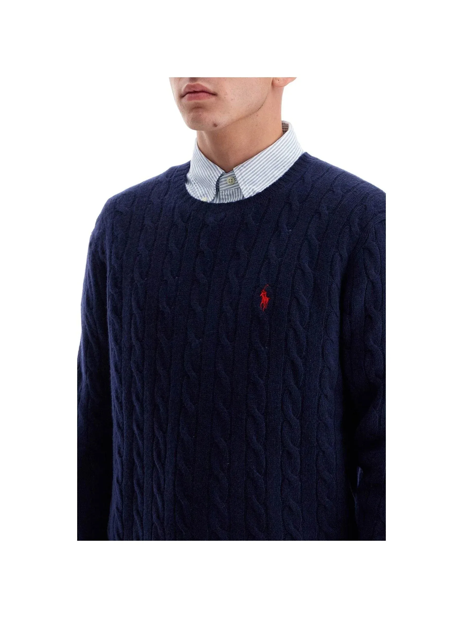 Cable-Knit Wool-Cashmere Sweater