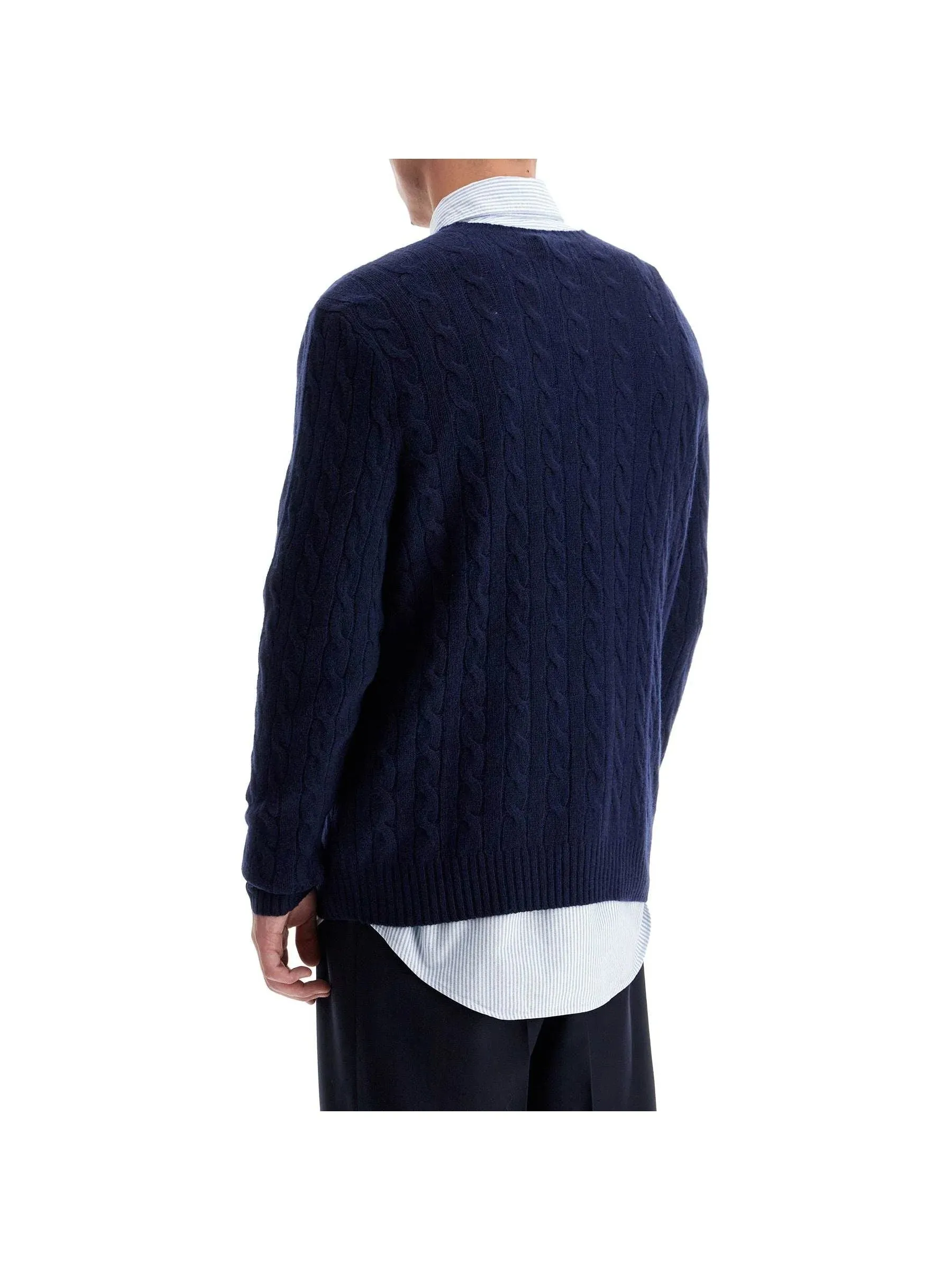 Cable-Knit Wool-Cashmere Sweater