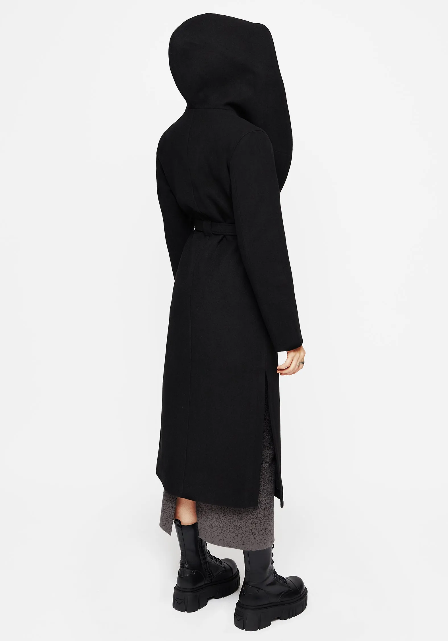 Catacomb Hooded Belted Coat