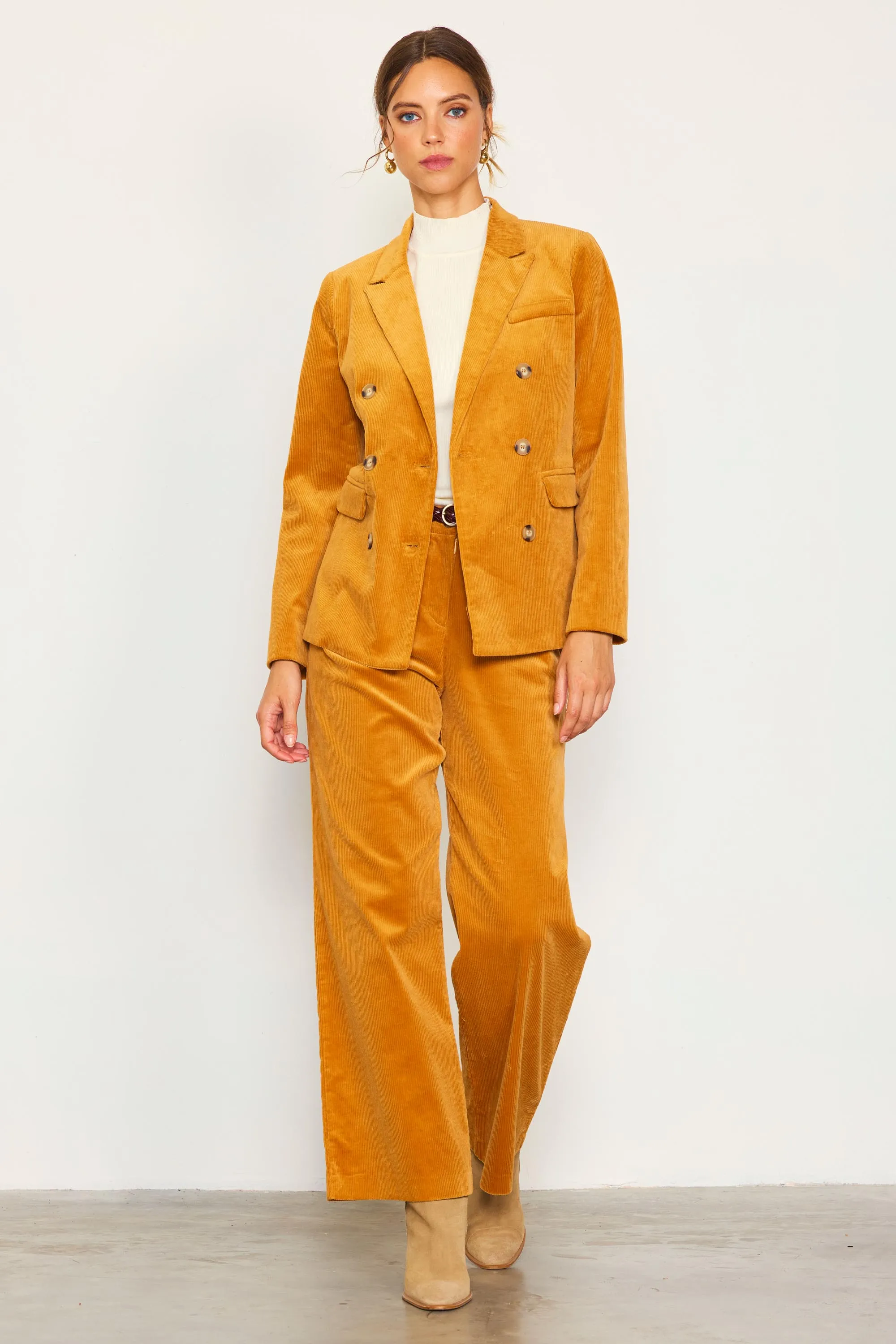 Corduroy Wide-Leg Trouser