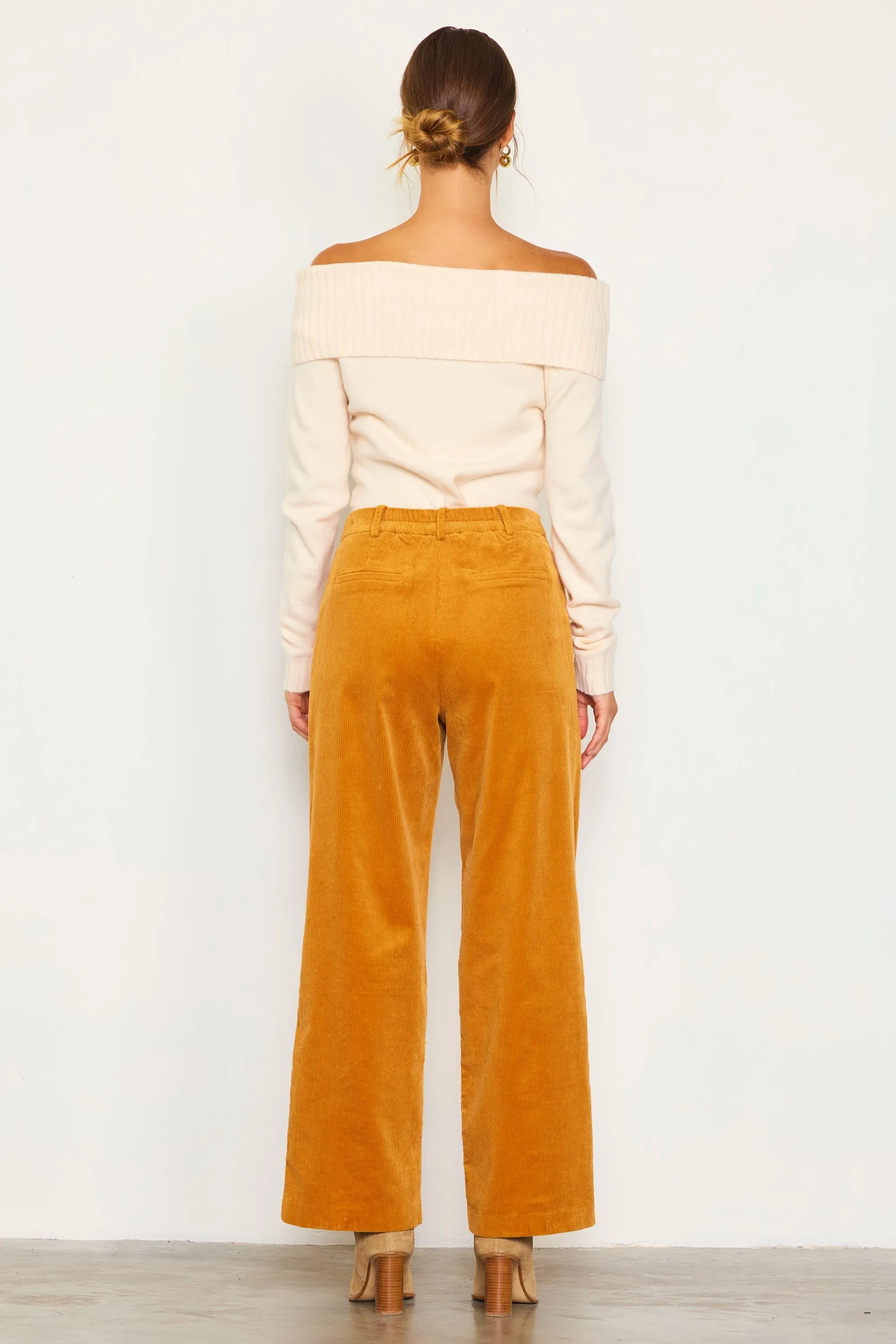 Corduroy Wide-Leg Trouser