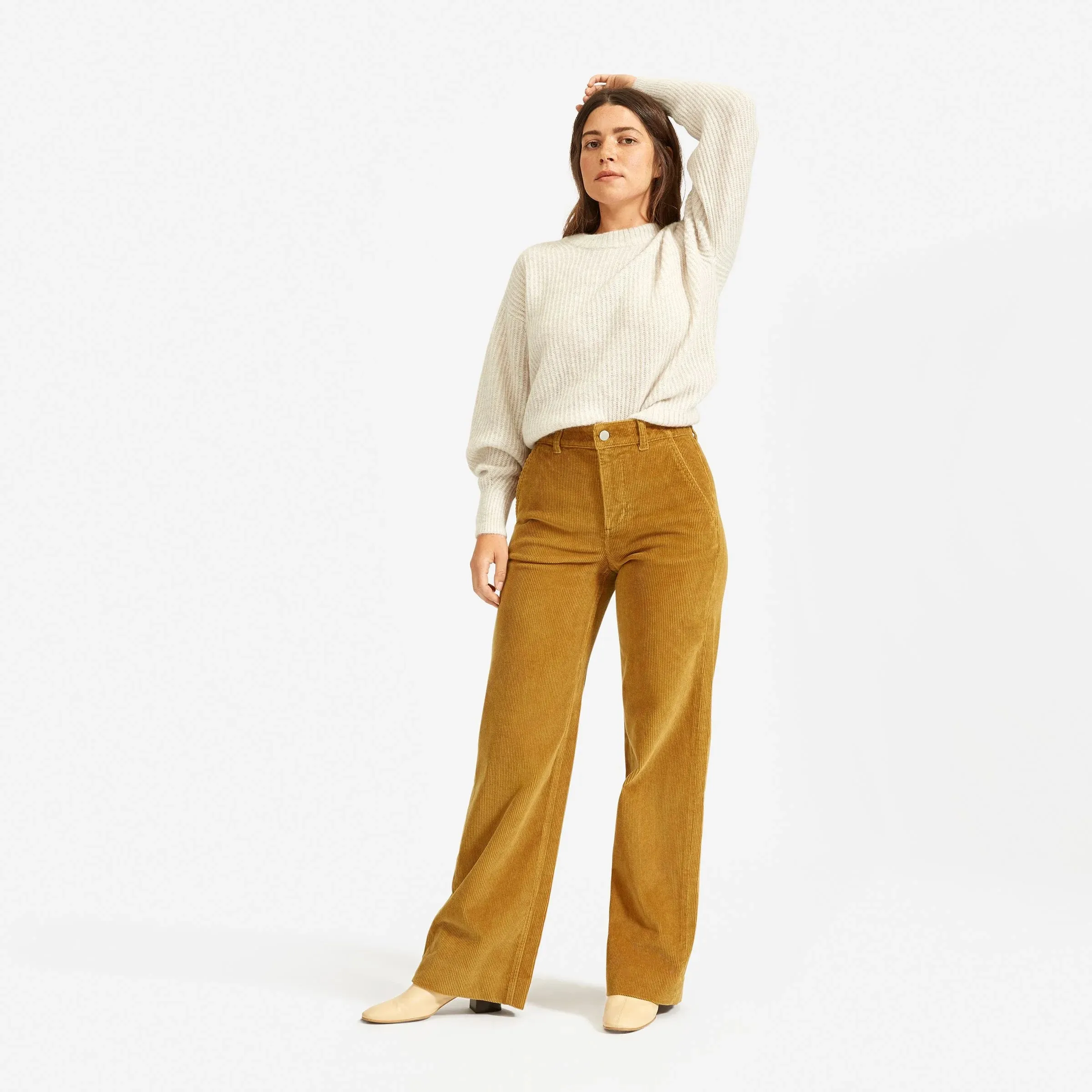 Everlane Wide Leg Corduroy Pants (10)