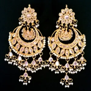 ''EXCLUSIVE''70-80 mm Hand Crafted Kundan Earrings Sold by per Pair pack