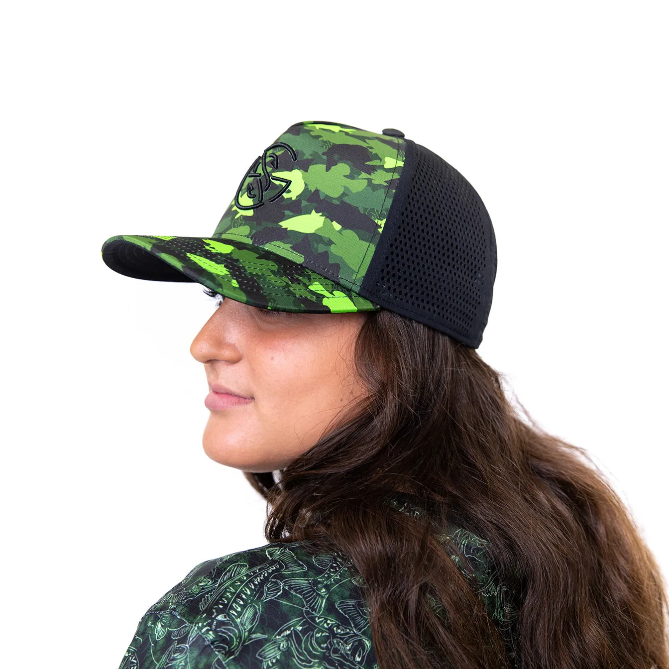 Googan Fish Camo Perforated Snapback