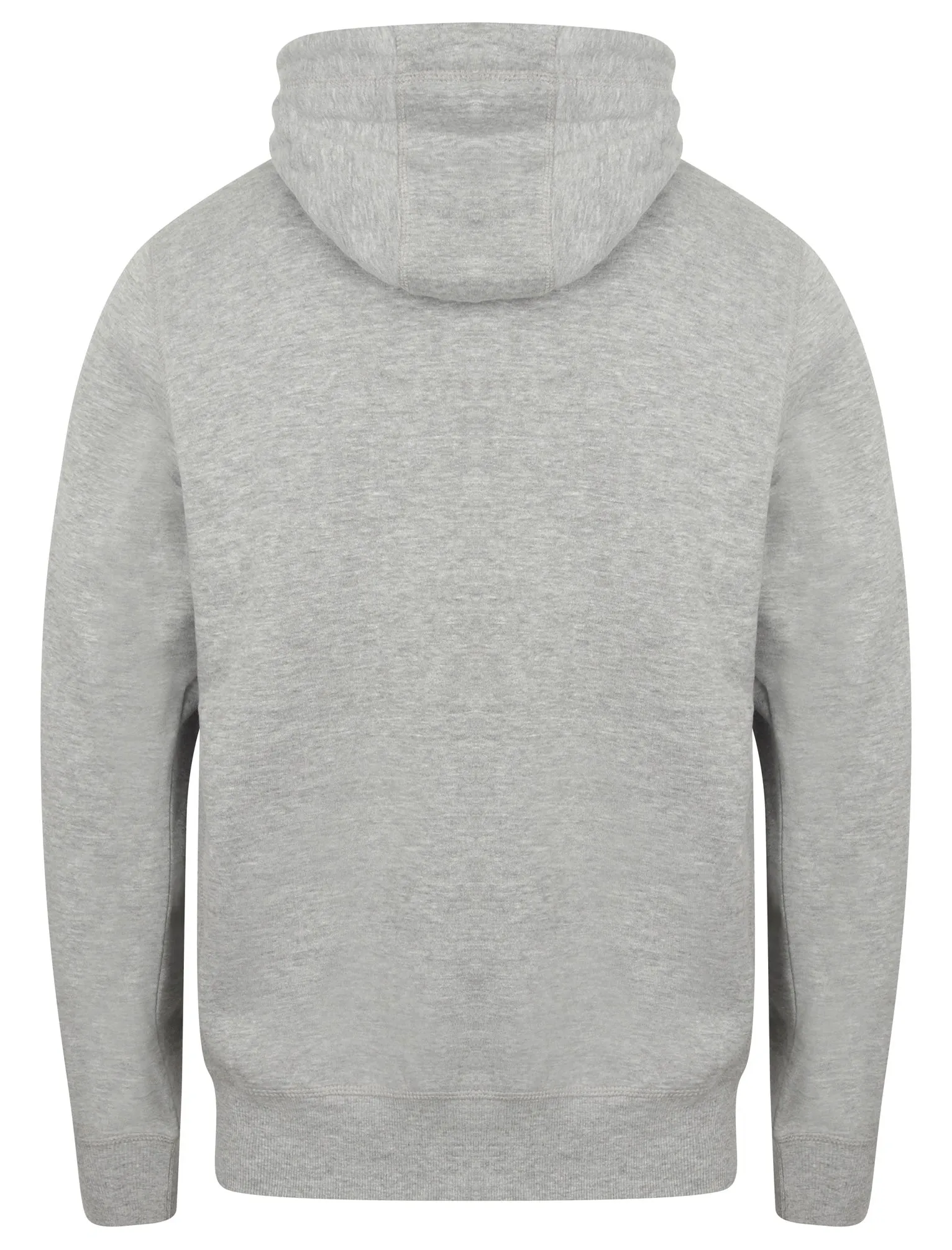 Harper Brush Back Fleece Zip Through Hoodie In Light Grey Marl - Tokyo Laundry