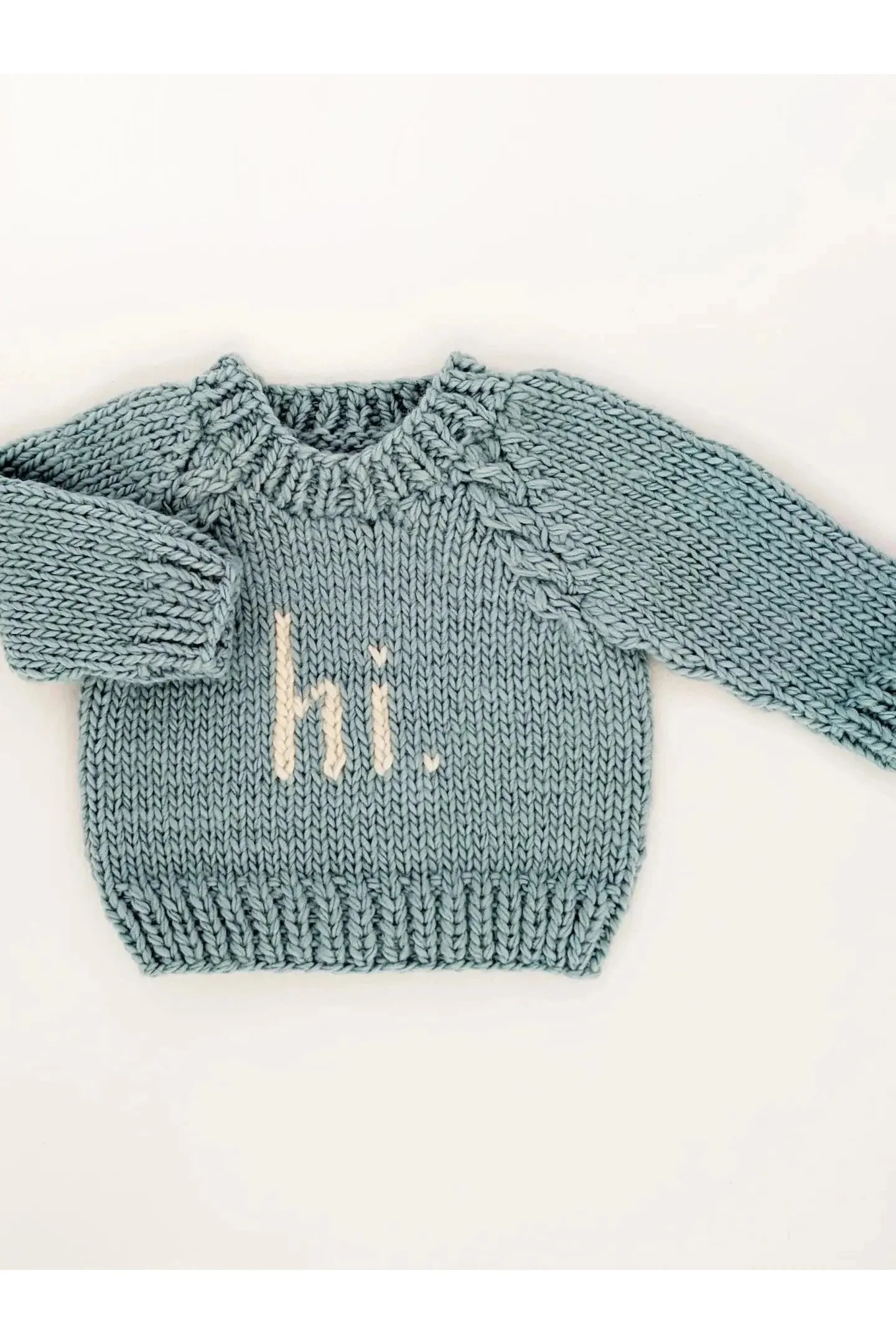 Hi. Surf Blue Baby Cardigan