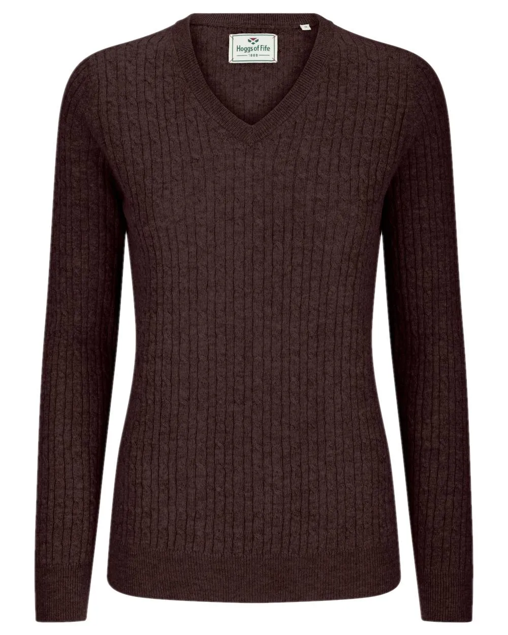 Hoggs of Fife Lauder Ladies Cable Pullover