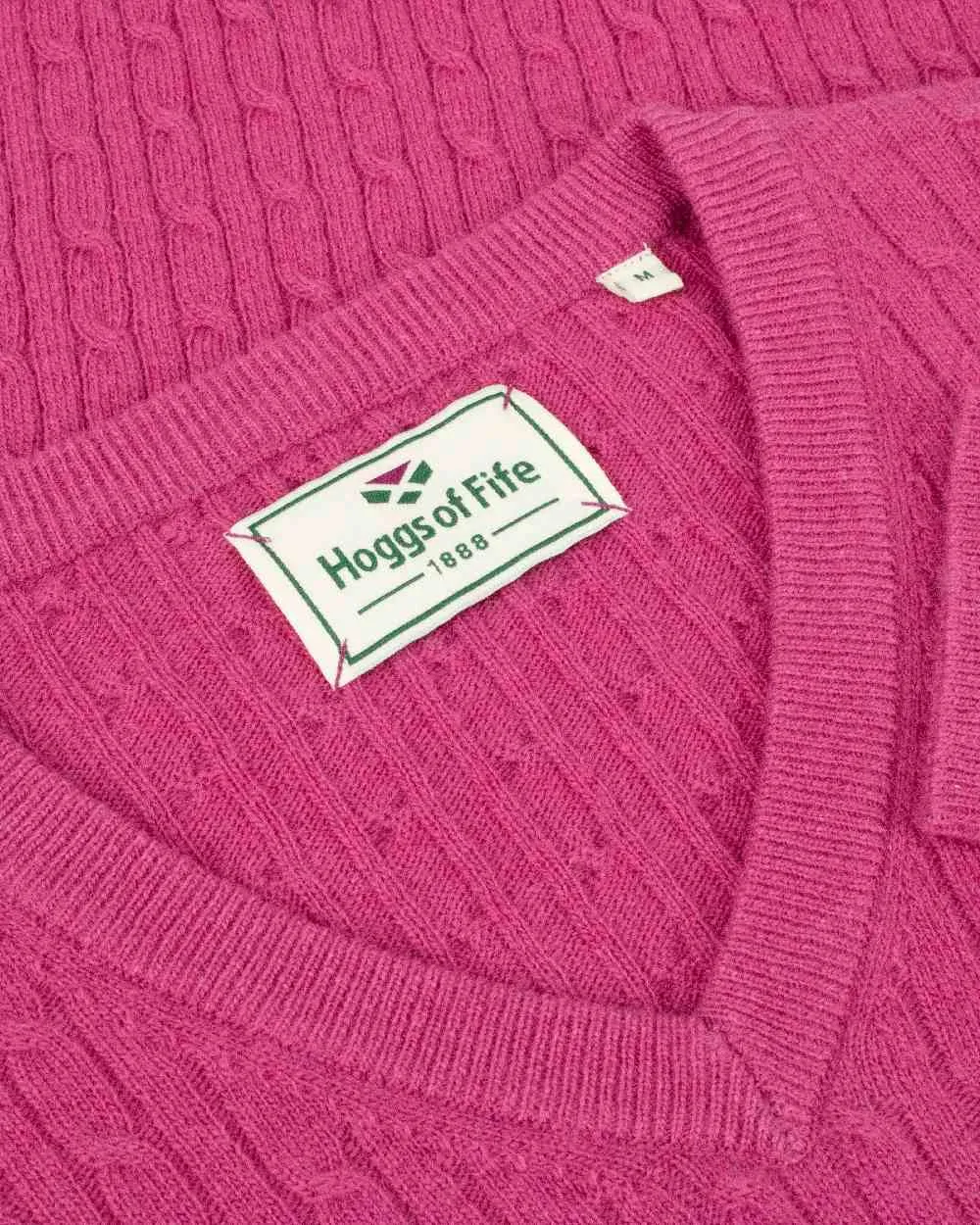 Hoggs of Fife Lauder Ladies Cable Pullover