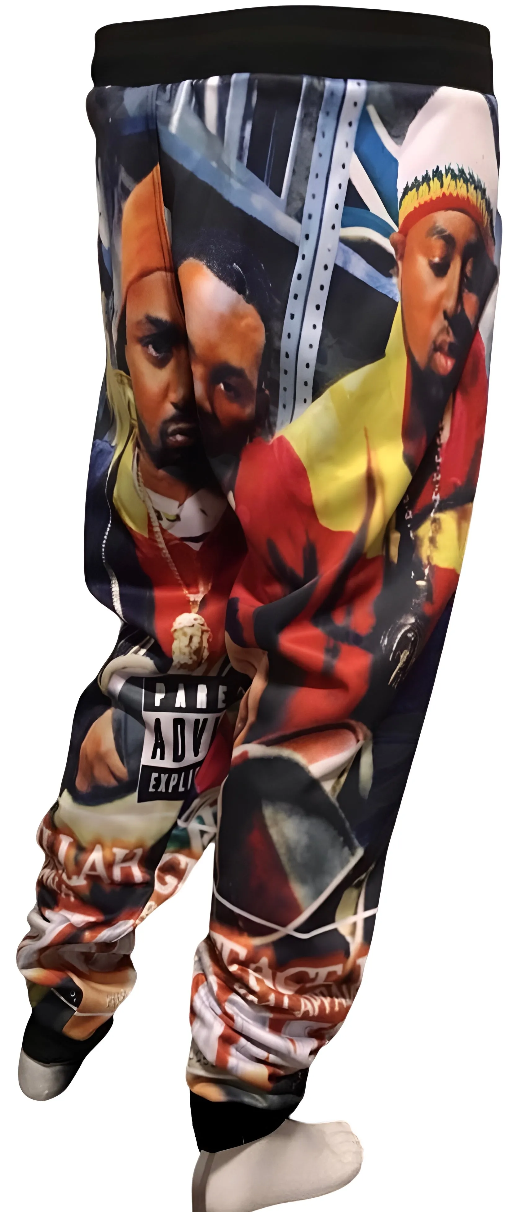 ^IRONMAN GHOSTFACE 1996^ (ALBUM COVER) JOGGER SWEATPANTS (FLEECE LINED)