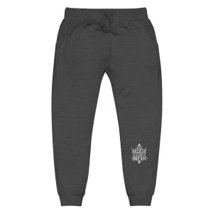 Just Believe In your Dreams Unisex fleece sweatpants Grey