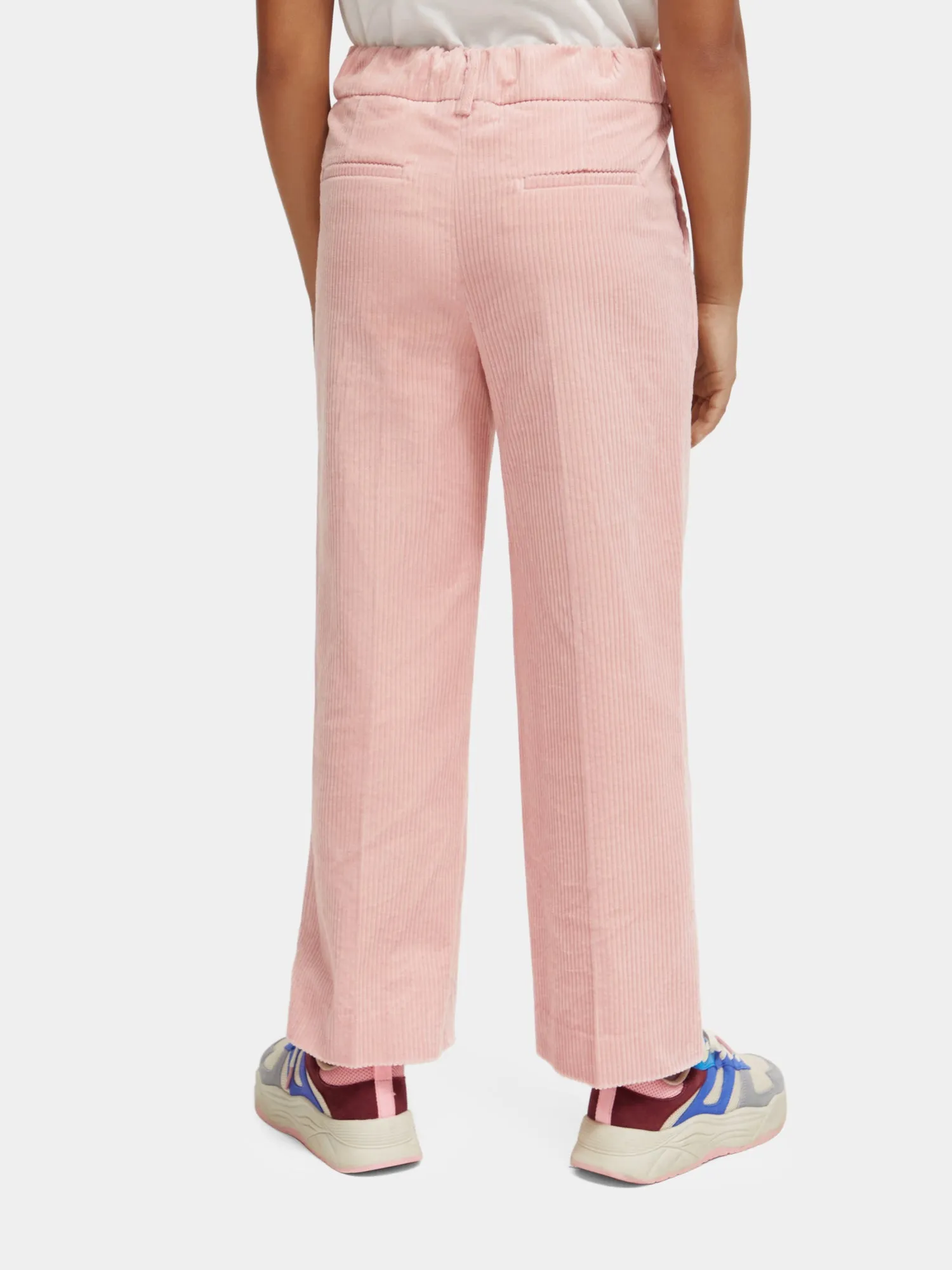 Kids - High-rise wide-leg corduroy pants