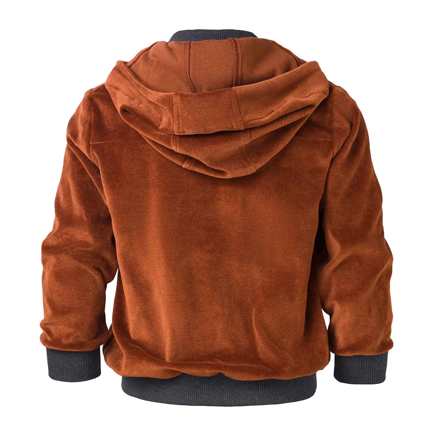 Kinderen Koper Fluwelen Hoodie