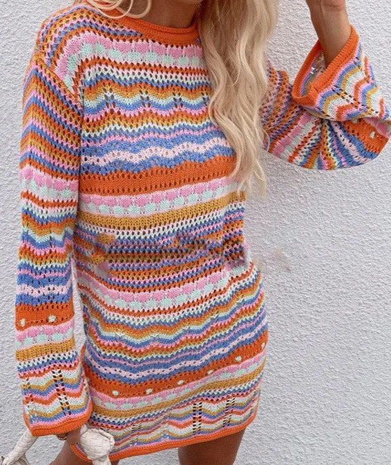 Knitted Pullover Dress