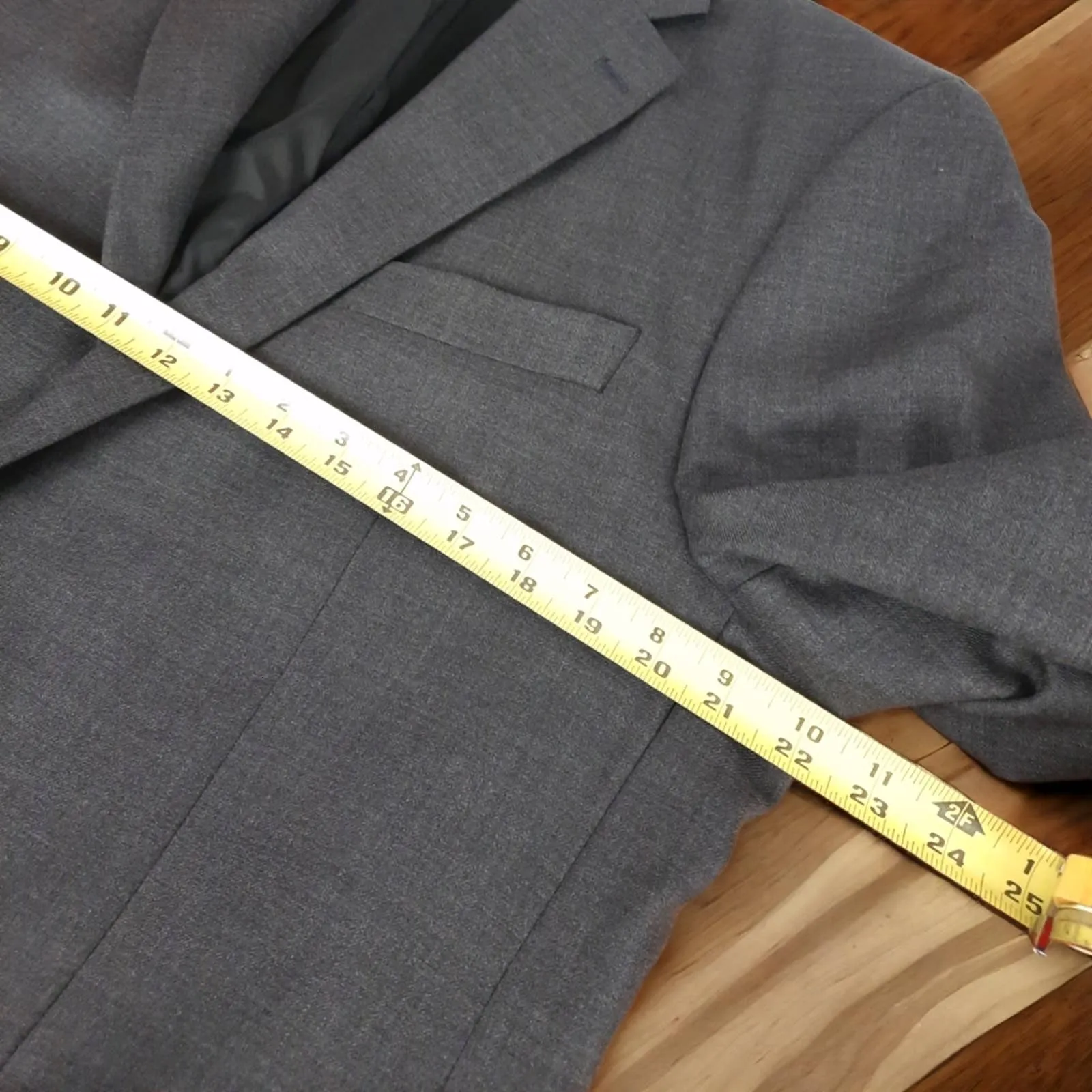 Lauren Ralph Lauren Suit Jacket Blazer Sport Coat Classic Gray 42L