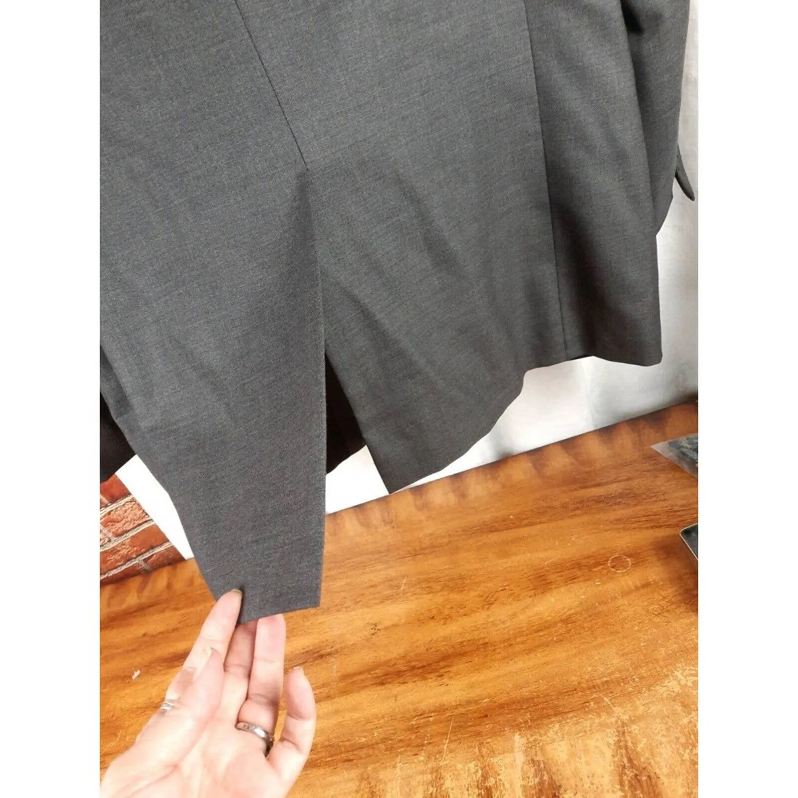 Lauren Ralph Lauren Suit Jacket Blazer Sport Coat Classic Gray 42L