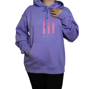 Lavender Logo Hoodie (Silver Fox Velvet Lined)