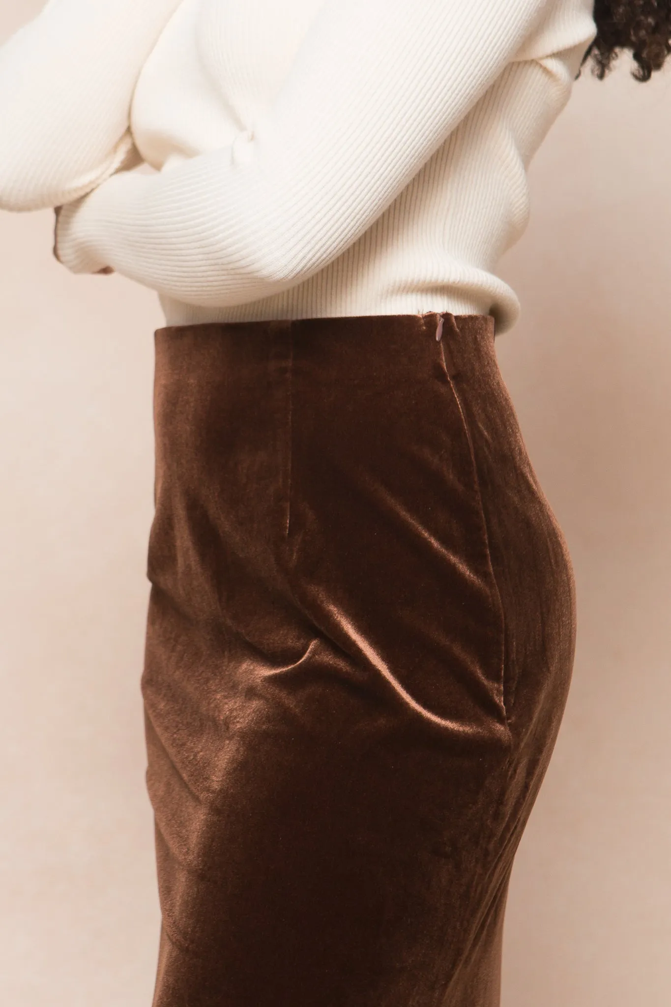 Logan Skirt in Brown - FINAL SALE