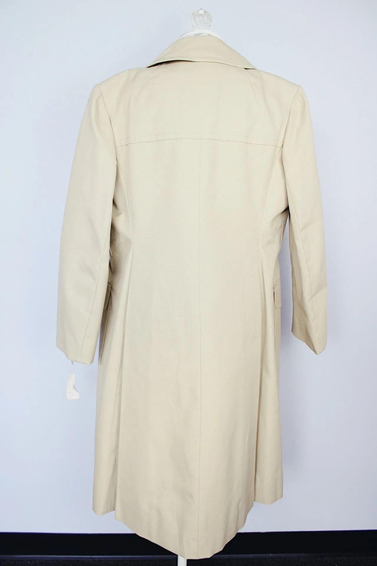 Long Beige Trench Coat