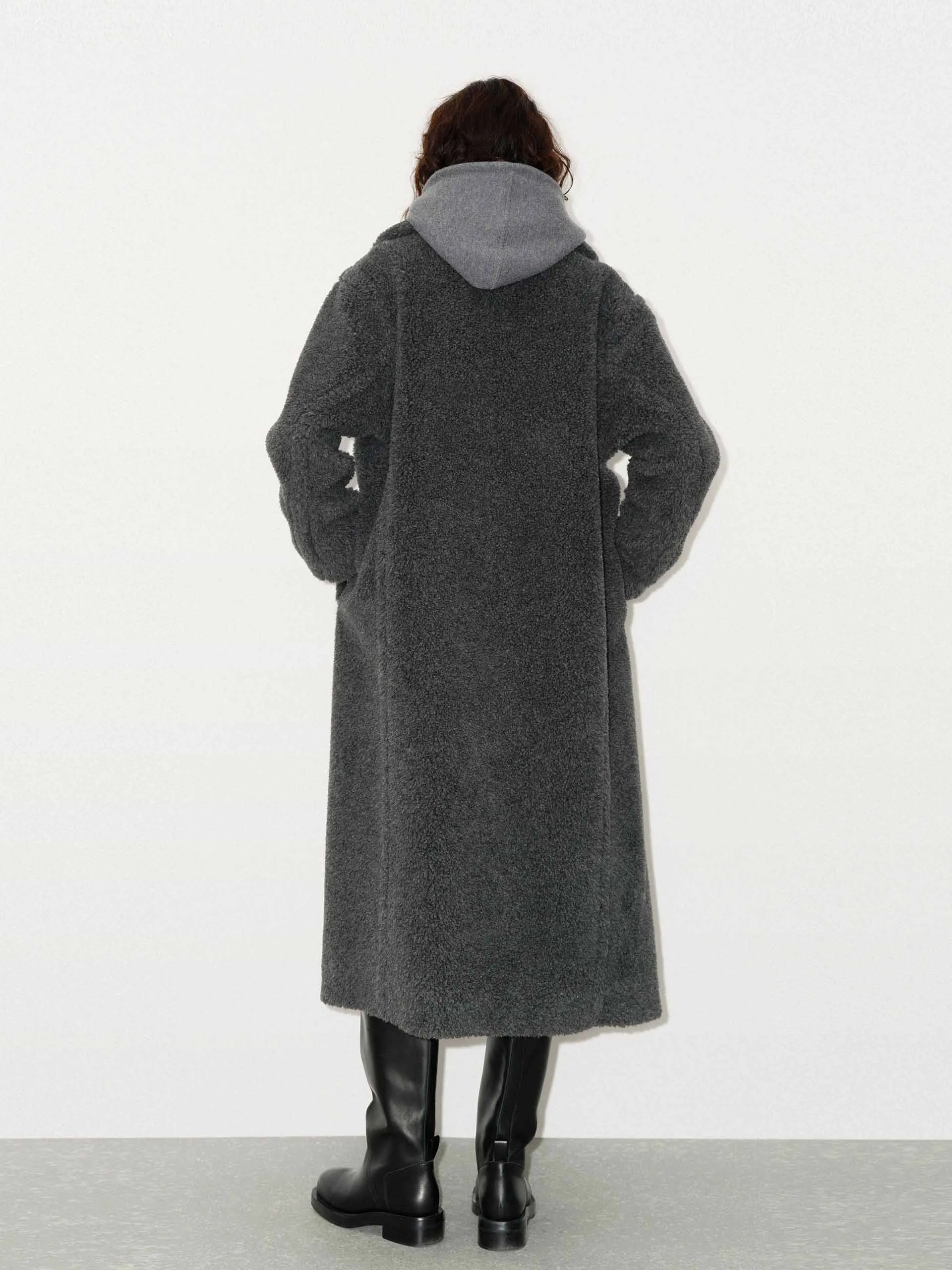 Longline Teddy Coat