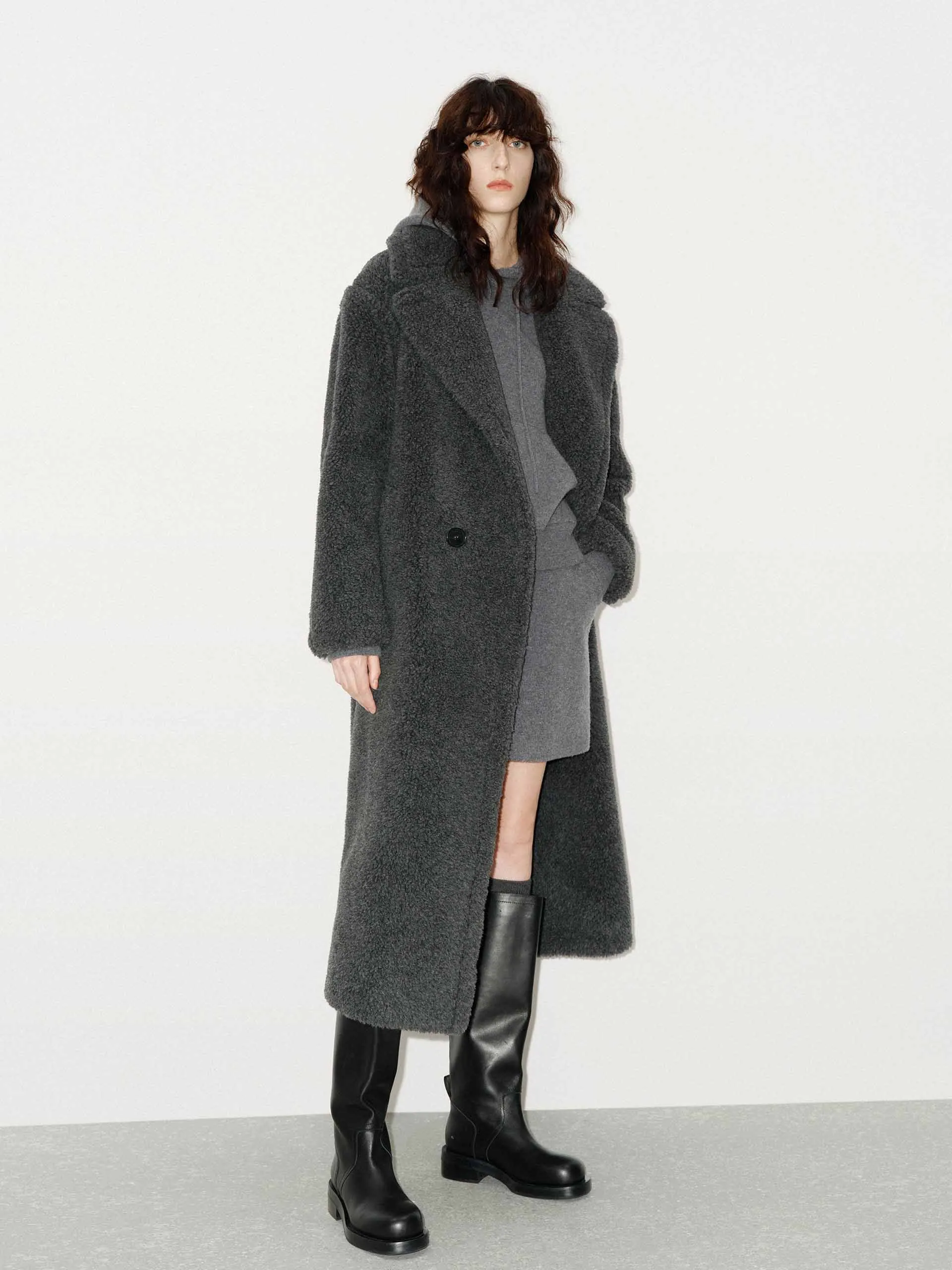 Longline Teddy Coat