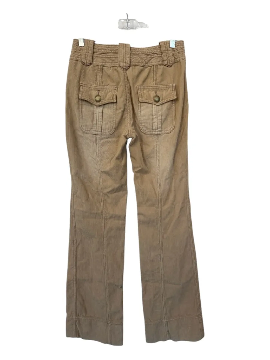 Marc Jacobs Size 4 Tan Corduroy Wide Leg Pants