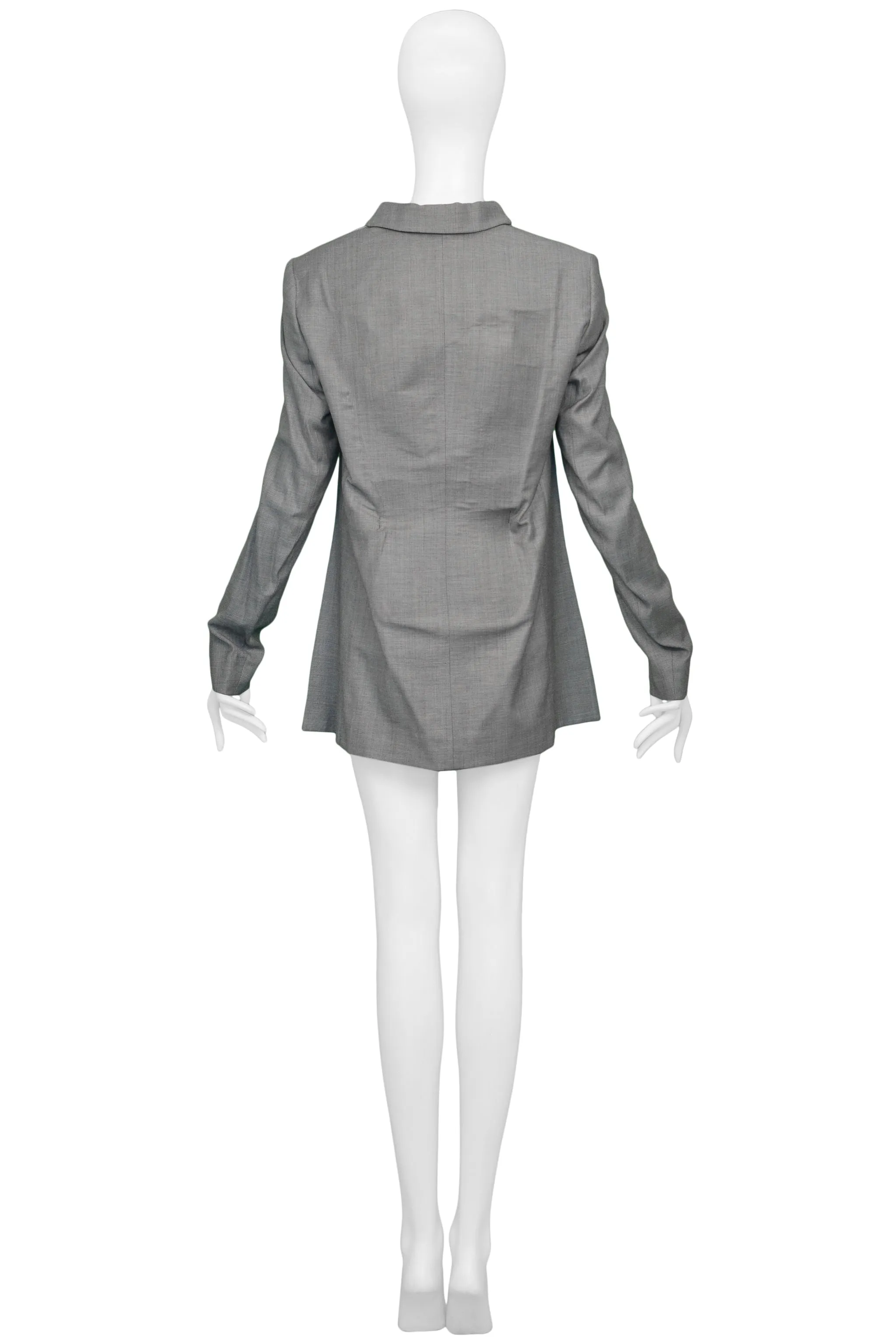 MARGIELA GREY DECONSTRUCTED BLAZER