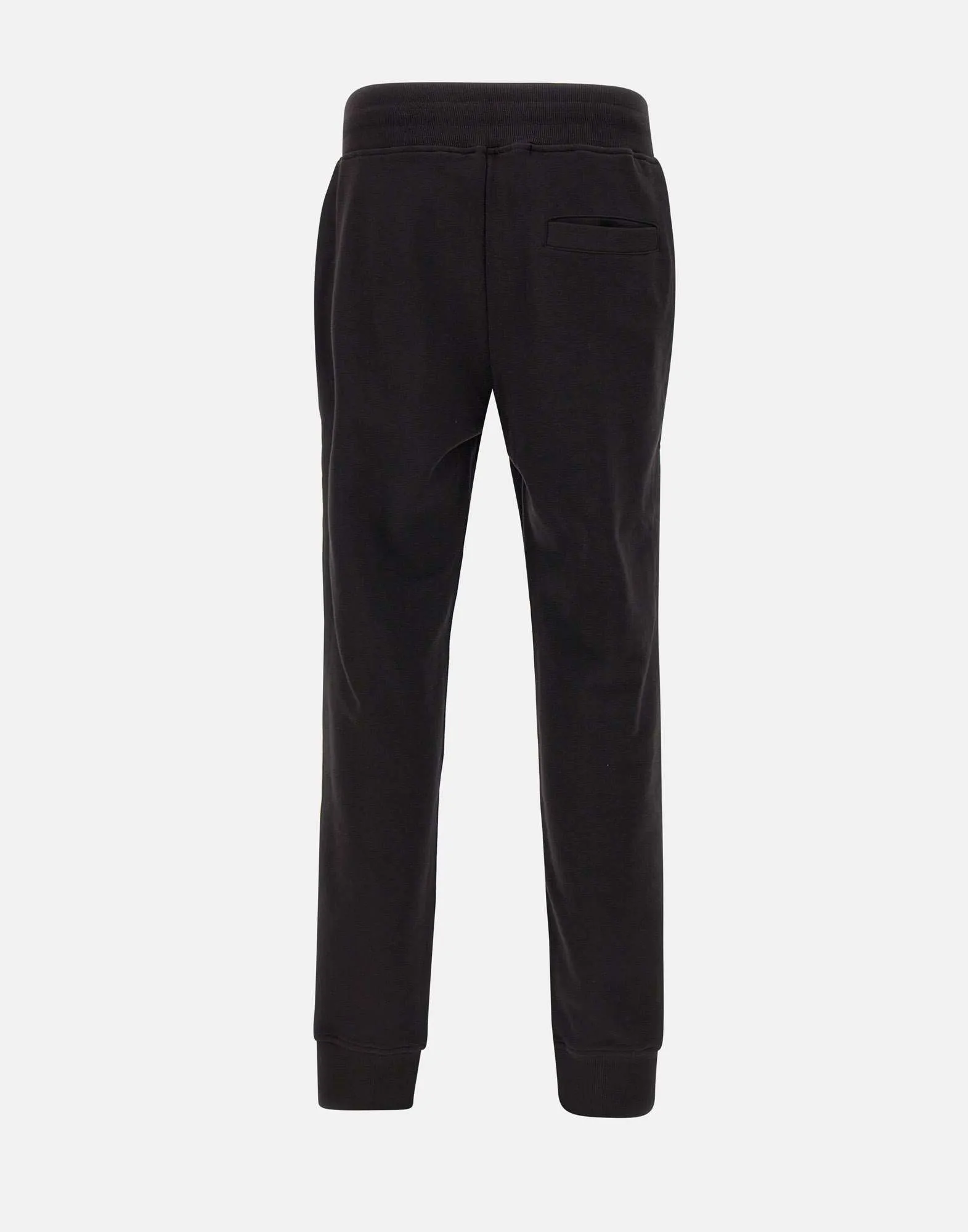 Men's Black Cotton Jogger Trousers