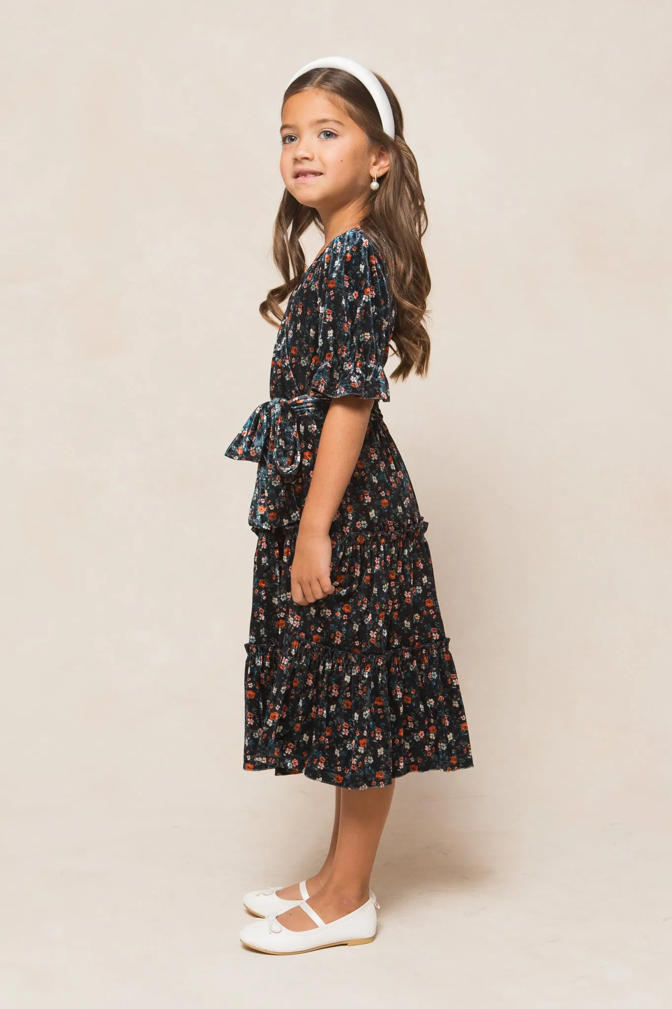 Mini Millie Dress in Navy Floral - FINAL SALE