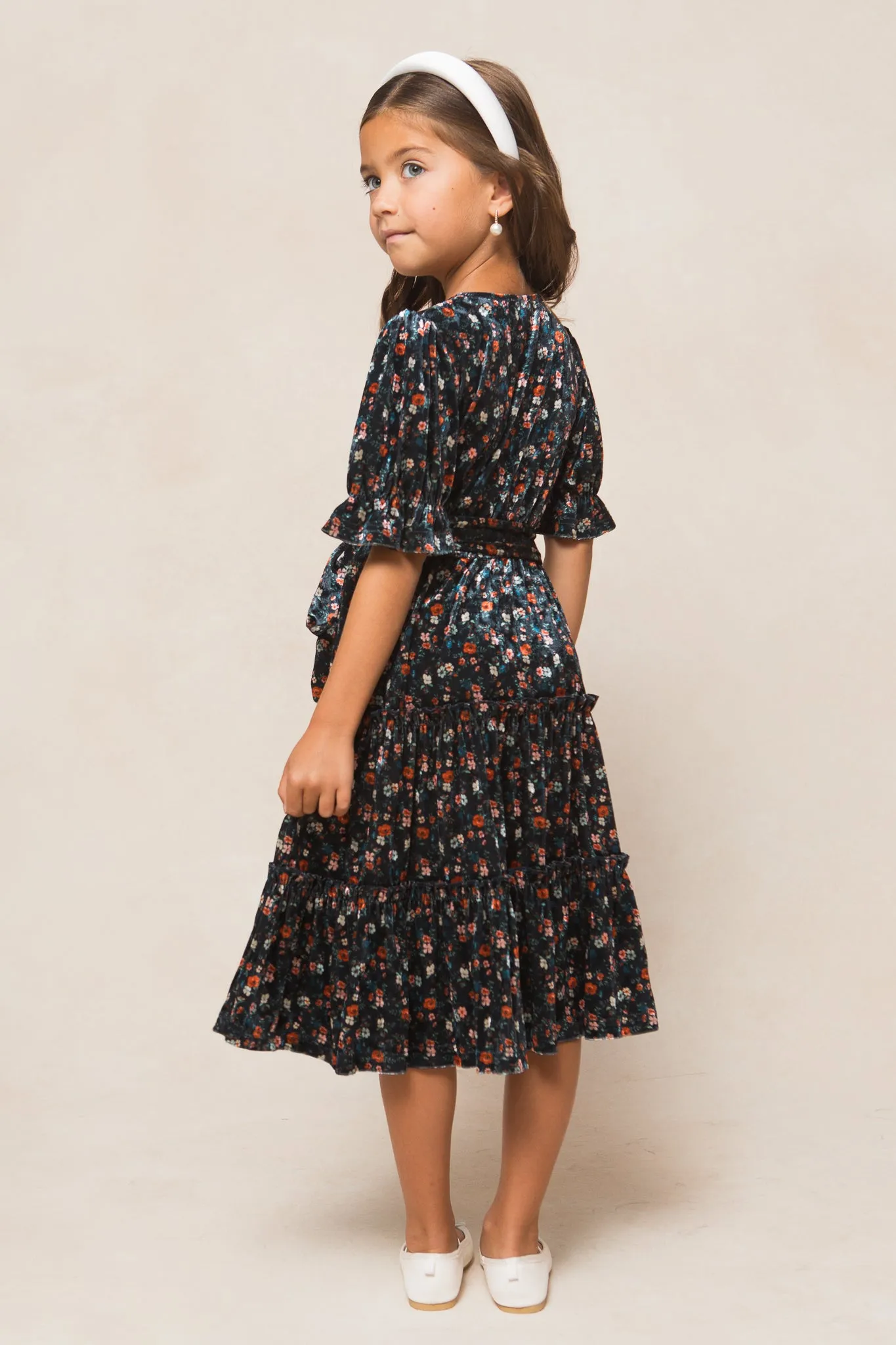 Mini Millie Dress in Navy Floral - FINAL SALE