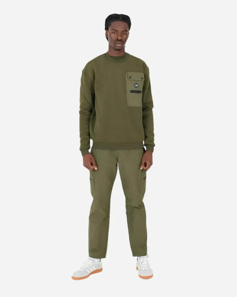 Peaceful Hooligan DAWSON Sweatshirt Olive