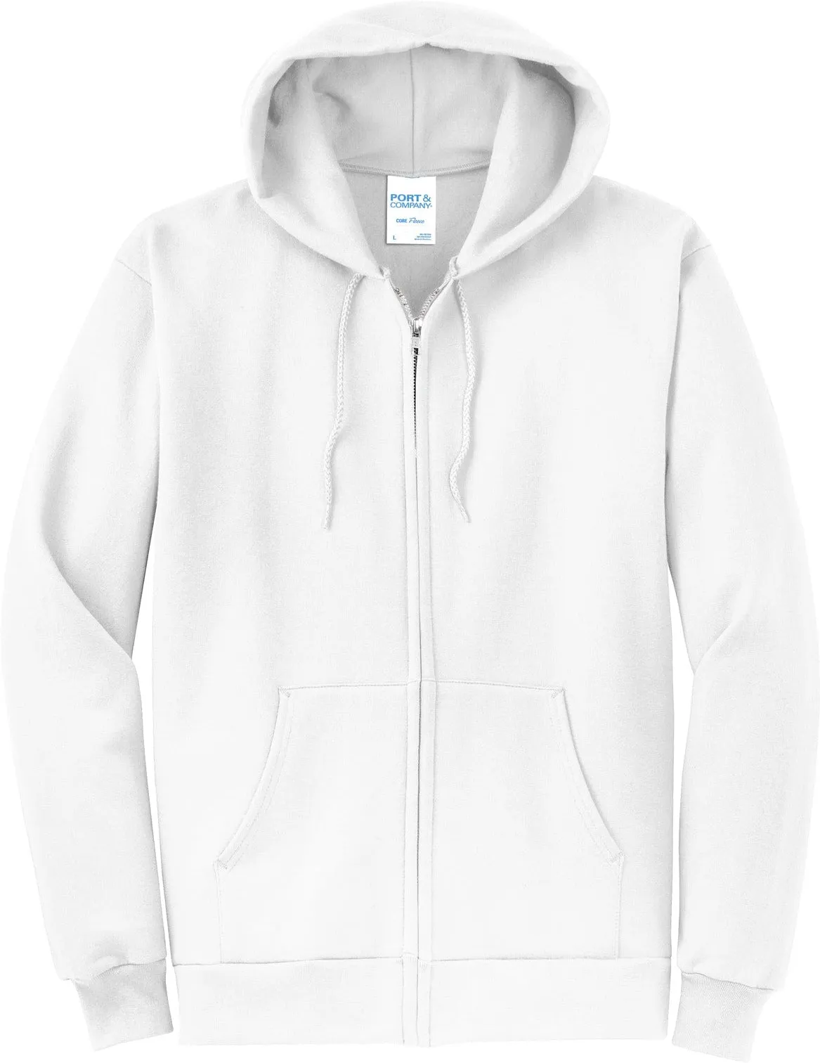 Port & Company Core Fleece Full-Zip Hooded Sweatshirt