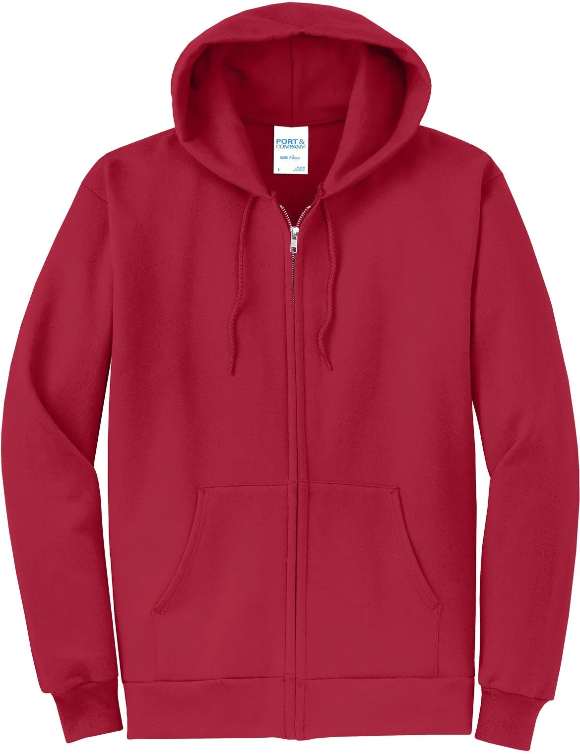 Port & Company Core Fleece Full-Zip Hooded Sweatshirt