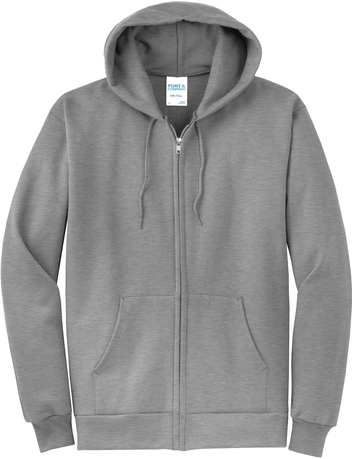 Port & Company Core Fleece Full-Zip Hooded Sweatshirt