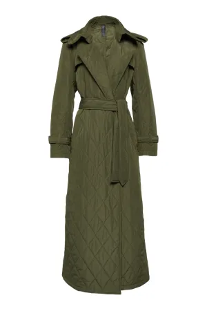 Quilted Trench Coat