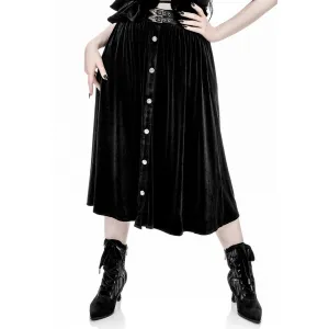 Restyle - Crypt Velvet  -  Womens Skirt