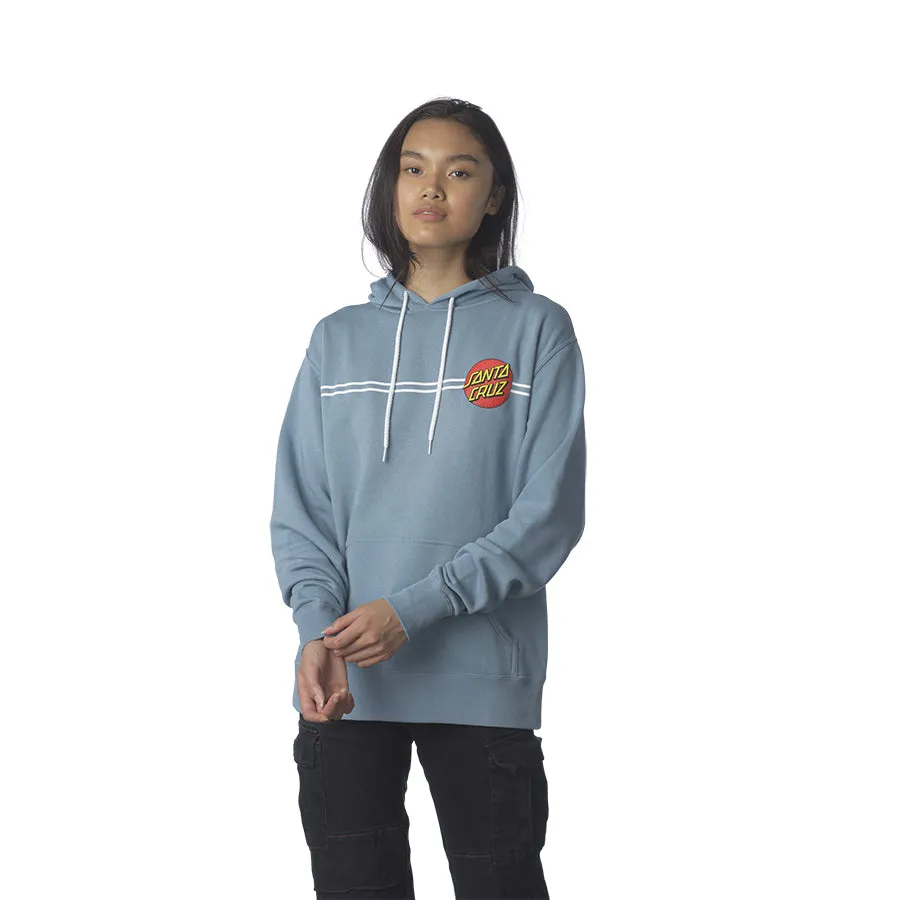 Santa Cruz Classic Dot Women's Pullover Hoodie, Misty Blue