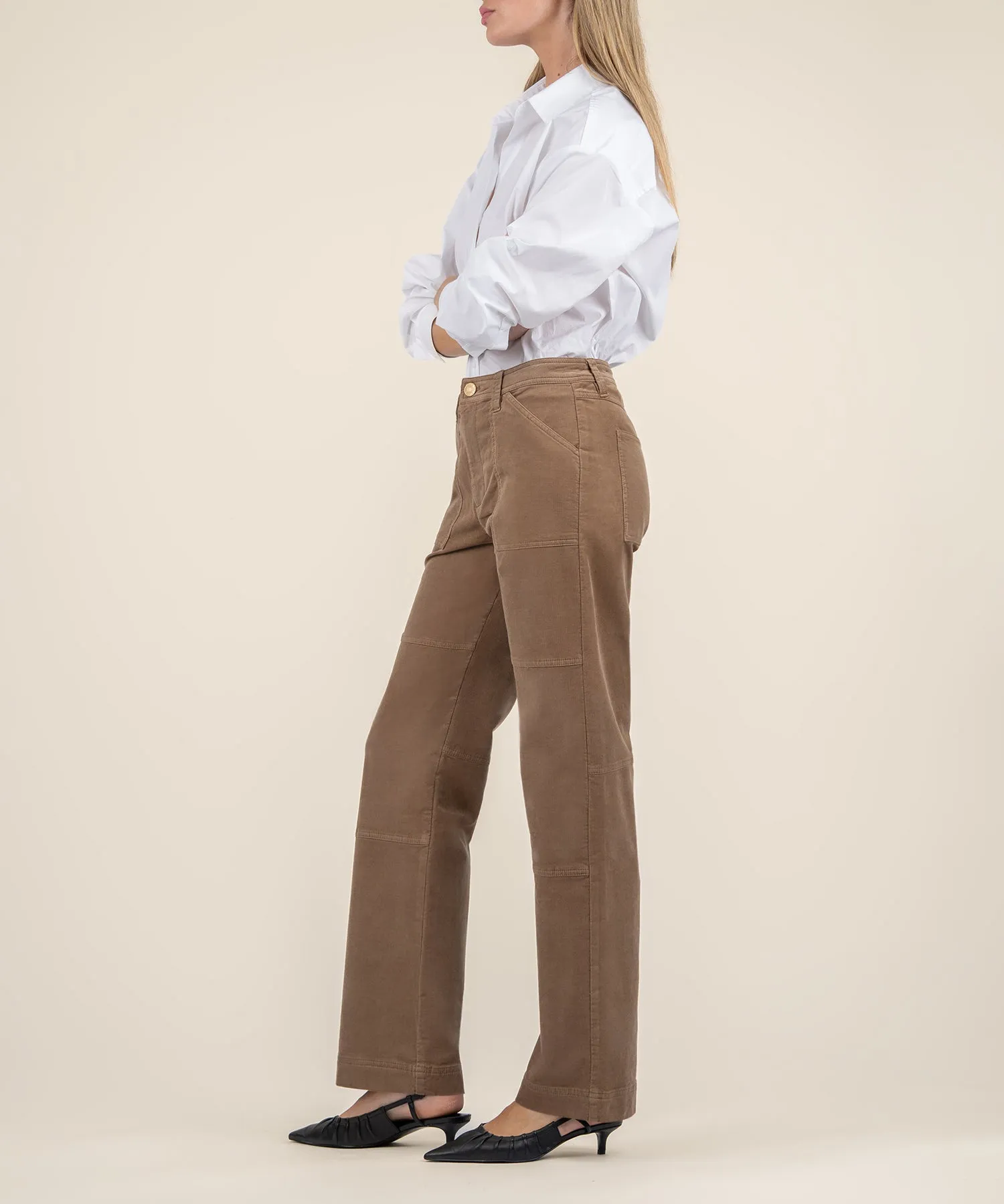 Sienna Corduroy High Rise Wide Leg