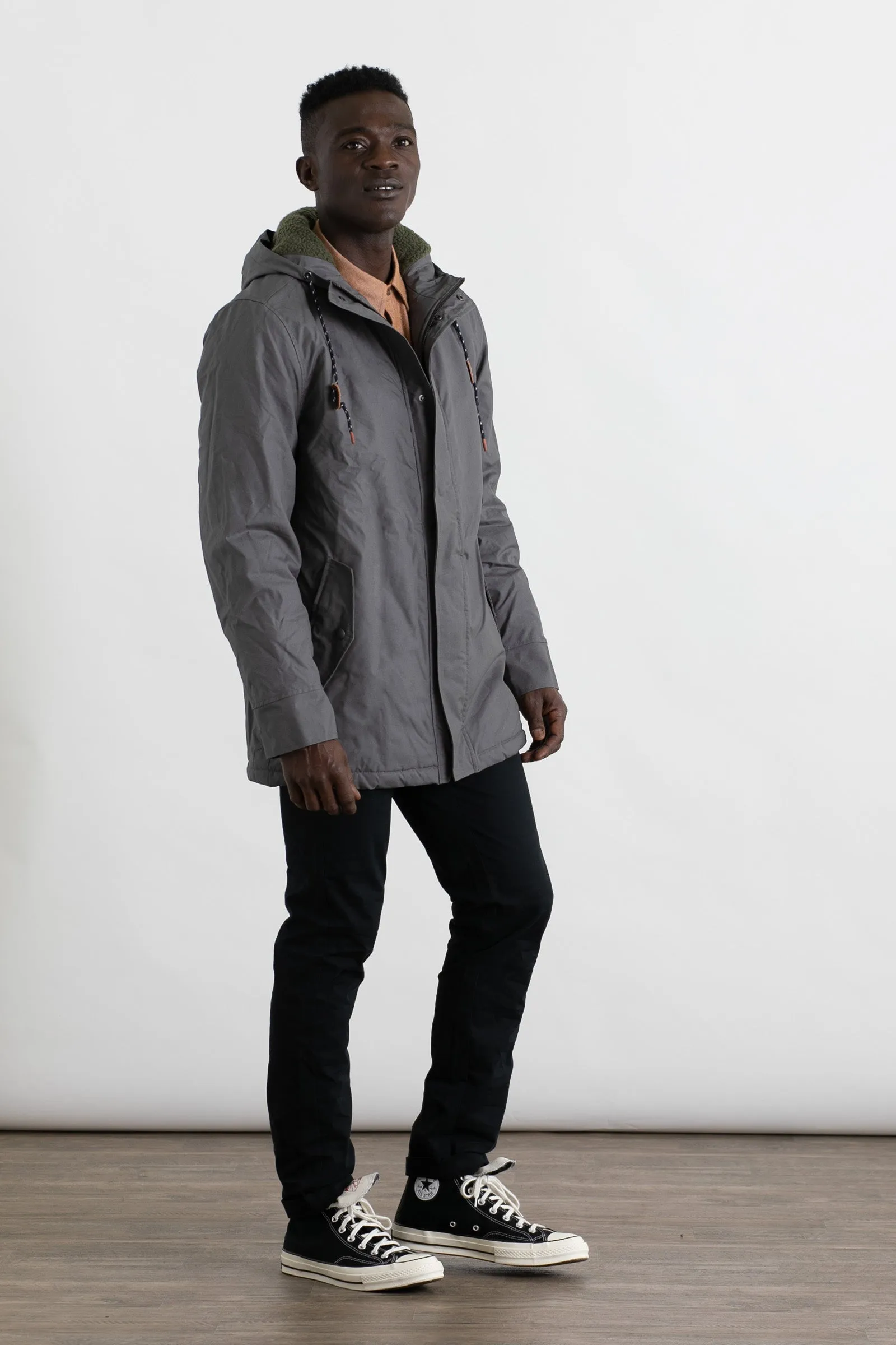 Sitka Parka / Grey Waxed Canvas