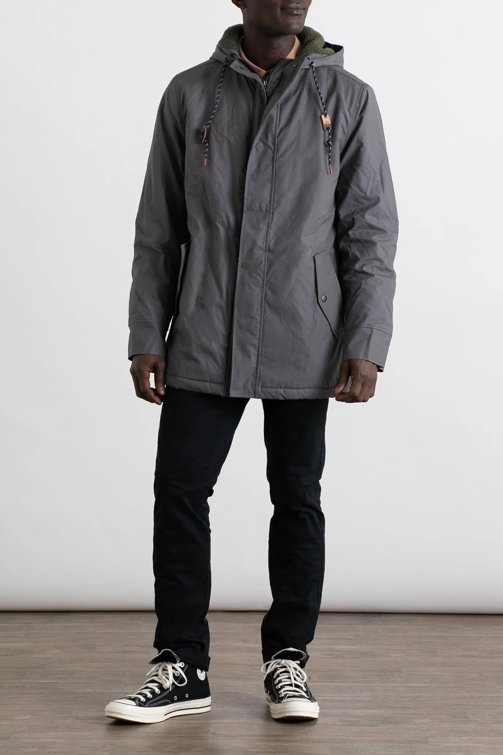 Sitka Parka / Grey Waxed Canvas